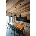 SLV Pendant luminaire PHELIA 280, E27, black/gold