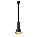 SLV Pendant luminaire PHELIA 130, E27, black/gold