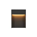 SLV LED Udendørslampe FLATT LED Væglampe, 14W, 3000/4000K, IP65, 460lm, antracit