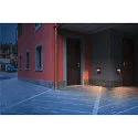 SLV LED Udendørslampe FLATT LED Væglampe, 14W, 3000/4000K, IP65, 460lm, antracit