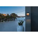 SLV LED Udendørslampe FLATT LED Væglampe, 14W, 3000/4000K, IP65, 500lm, antracit/brun