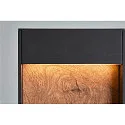 SLV LED Udendørslampe FLATT POLE LED Standerlampe, 9,7W, 3000/4000K, 400lm, IP65, 65cm, antracit/brun