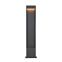 LED Outdoor luminaire FLATT POLE LED Floor lamp, 9,7W, 3000/4000K, 400lm, IP65, 100cm, anthracite/brown