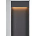 LED Outdoor luminaire FLATT POLE LED Floor lamp, 9,7W, 3000/4000K, 400lm, IP65, 100cm, anthracite/brown