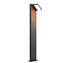 LED Udendørslampe ABRIDOR POLE LED Standerlampe, 14W, 3000/4000K, 750lm, IP55, antracit, 100cm