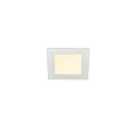 LED Ceiling recessed luminaire SENSER 12 LED, square, 440lm, IP20, white, 3000K