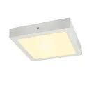 LED Wall / Ceiling luminaire SENSER 24 CW, square, 15W, 1200lm, IP20, white, 3000K