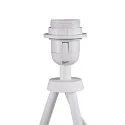 SLV Bordlampe FENDA II Stativ tre-benet, E27 maks. 40W, , uden skærm, hvid