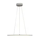 SLV LED Pendel PANEL 60 DALI LED, rund, 42W, 110°, 3000K, 3150lm, grå