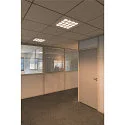LED Loft-/Indbygningslampe LED PAVONO 600x600, 100°, UGR 16, hvid, 3000K, 3200lm