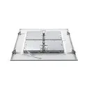 SLV LED Loft-/Indbygningslampe LED PAVONO 600x600, 100°, UGR 16, hvid, 4000K, 3350lm