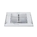 SLV LED Ceiling recessed luminaire LED PAVONO 620x620, 100°, UGR 16, white, 3000K, 3200lm
