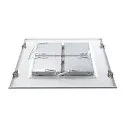 SLV LED Ceiling recessed luminaire LED PAVONO 620x620, 100°, UGR 16, white, 3000K, 3200lm