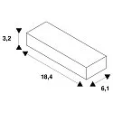 SLV LED Strømforsyning, 50W, 24V, TRIAC dæmpbar, hvid/blå