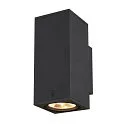 SLV Premium-LED Outdoor Wall luminaire ENOLA SQUARE UP/DOWN CCT, IP65 IK02, M-size, 19W 3000 / 4000K 1480 / 1680lm 38°, CRi>90