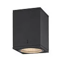Premium-LED Udendørs Væglampe ENOLA SQUARE CCT, IP65 IK02, S version, 9W 3000/4000K 510/580lm 38°, CRi>90, antracit