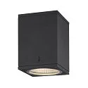 SLV Premium-LED Udendørs Væglampe ENOLA SQUARE CCT, IP65 IK02, S version, 9W 3000/4000K 510/580lm 38°, CRi>90, antracit