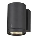 SLV Premium-LED Udendørs Væglampe ENOLA ROUND SINGLE CCT, IP65 IK02, M version, 10W 3000/4000K 720/820lm 38°, CRi>90, antracit