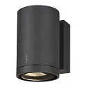 SLV Premium-LED Udendørs Væglampe ENOLA ROUND SINGLE CCT, IP65 IK02, M version, 10W 3000/4000K 720/820lm 38°, CRi>90, antracit