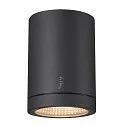 Premium-LED Udendørs Væglampe ENOLA ROUND CCT, IP65 IK02, S version, 9W 3000/4000K 510/580lm 38, CRi>90, antracit