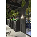 SLV Væglampe QUADRASS Indoor, E27, sort