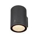 SLV Premium-LED Udendørs Væglampe ENOLA ROUND SINGLE CCT, IP65 IK02, L version, 35W 3000/4000K 3100/3400lm 38°, CRi>90, antracit