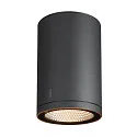 Premium-LED Outdoor Ceiling luminaire ENOLA ROUND CCT, IP65 IK02, L-size, 35W 3000 / 4000K 2500 / 2800lm 38, CRi>90, anthracite