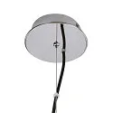 SLV Pendel PANTILO CONVEX 40 Indoor, E27, chrom, med roset