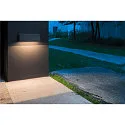 SLV LED Væglampe PEMA® Outdoor,16W, 1260/1400lm, CCT switch 3000/4000K, hvid