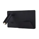 LED Wall luminaire SOMNILA SPOT Indoor, 13W, 3000K, Spot 65lm,  incl. USB port, Spot right, black, back light 370lm