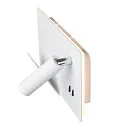 SLV LED Væglampe SOMNILA SPOT Indoor, 13W, 3000K, Spot 65lm,  inkl. USB port, Spot venstre, hvid, baggrundslys 646lm