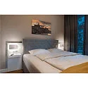 SLV LED Væglampe SOMNILA SPOT Indoor, 13W, 3000K, Spot 65lm,  inkl. USB port, Spot venstre, hvid, baggrundslys 646lm