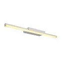 LED Spejllampe GLENOS LED Lampe til bad, 120°, sølv, 12,6W, 3000K
