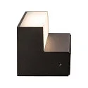 SLV LED Outdoor luminaire L-LINE OUT WL LED Wall luminaire, CCT switch, 3000/4000K, 500/570lm, IP65, anthracite