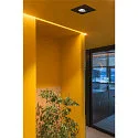 SLV LED Loftindbygningslampe NUMINOS DL M, 3000K, IP20, drejelig / svingbar, 40°, 1500lm, UGR 20, sort/sort
