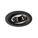 LED Loftindbygningslampe NUMINOS DL M, 4000K, IP20, drejelig / svingbar, 40°, 1660lm, UGR 17, sort/chrom