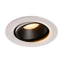 LED Loftindbygningslampe NUMINOS DL L, 2700K, IP20, drejelig / svingbar, 55°, 2150lm, UGR 22, hvid/sort