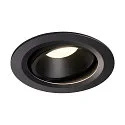 LED Ceiling recessed luminaire NUMINOS DL L, 4000K, IP20, rotatable / pivotable, 20°, 2350lm, UGR 20, black/black