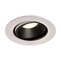 LED Loftindbygningslampe NUMINOS DL L, 4000K, IP20, drejelig / svingbar, 55°, 2350lm, UGR 23, hvid/sort
