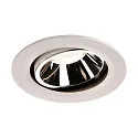 LED Loftindbygningslampe NUMINOS DL L, 4000K, IP20, drejelig / svingbar, 55°, 2350lm, UGR 19, hvid/chrom