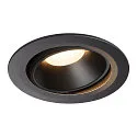 LED Ceiling recessed luminaire NUMINOS DL XL, 3000K, IP20, rotatable / pivotable, 20°, 3300lm, UGR 21, black/black