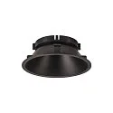 SLV LED Ceiling recessed luminaire NUMINOS DL XL, 3000K, IP20, rotatable / pivotable, 40°, 3300lm, UGR 21, black/black