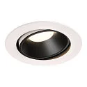 LED Ceiling recessed luminaire NUMINOS DL XL, 4000K, IP20, rotatable / pivotable, 20°, 3600lm, UGR 21, white/black