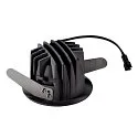 LED Loftindbygningslampe NUMINOS DL S, 2700K, IP20, 20°, 670lm, UGR 18, sort/sort