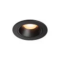 LED Ceiling recessed luminaire NUMINOS DL S, 2700K, IP20, 55°, 670lm, UGR 21, black/black