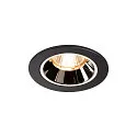 LED Loftindbygningslampe NUMINOS DL S, 2700K, IP20, 55°, 690lm, UGR 19, sort/chrom