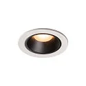 LED Loftindbygningslampe NUMINOS DL S, 2700K, IP20, 20°, 670lm, UGR 18, hvid/sort