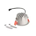 SLV LED Ceiling recessed luminaire NUMINOS DL S, 2700K, IP20, 55°, 720lm, UGR 20, white/white