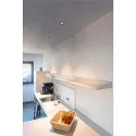 SLV LED Loftindbygningslampe NUMINOS DL S, 3000K, IP20, 40°, 700lm, UGR 16, sort/chrom