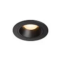 LED Loftindbygningslampe NUMINOS DL S, 3000K, IP20, 55°, 690lm, UGR 20, sort/sort